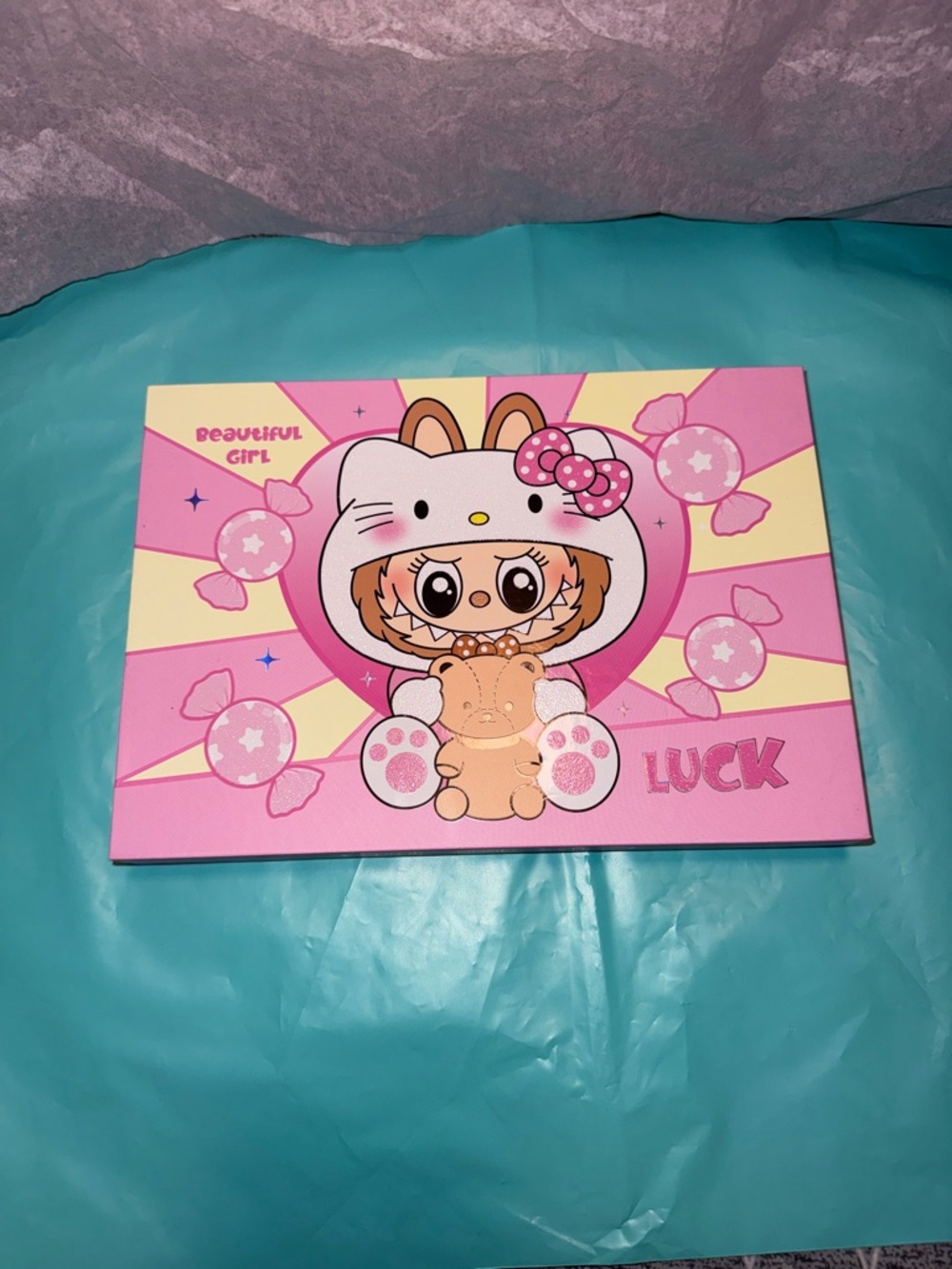Pink Hello Kitty Labubu Style Makeup Palette - Picture 4 of 6